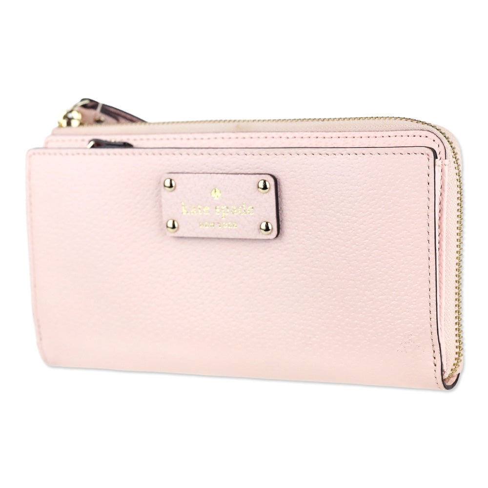 Kate Spade Light Pink Neda Wellesley Zip-Around Wallet