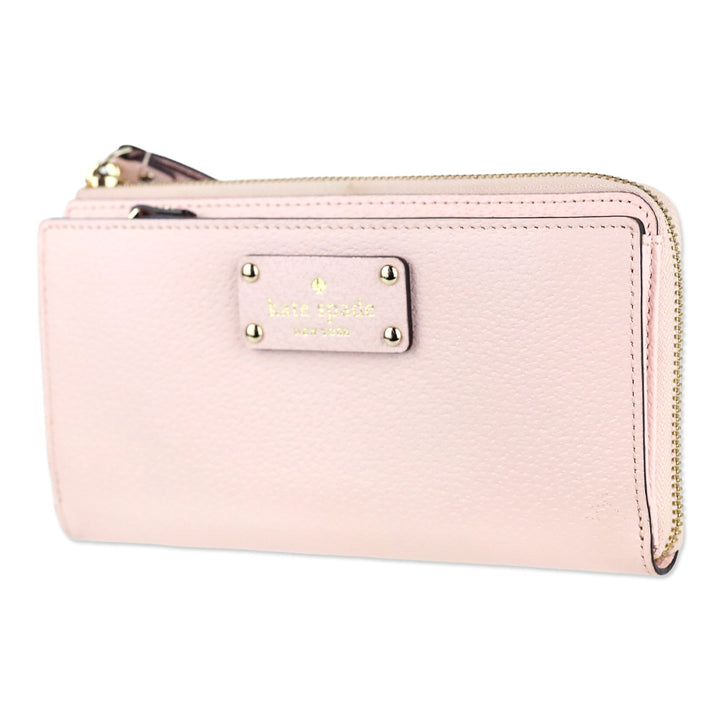 Kate Spade Light Pink Neda Wellesley Zip-Around Wallet