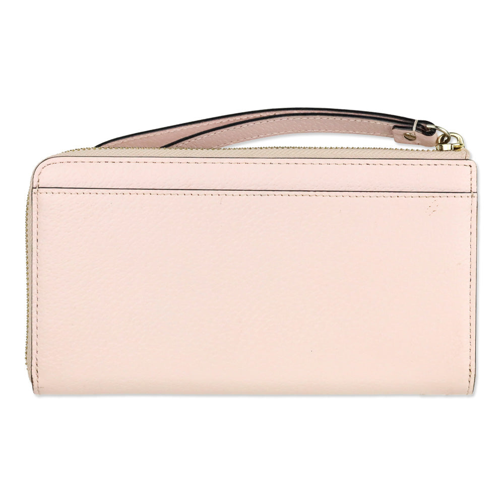 Kate Spade Light Pink Neda Wellesley Zip-Around Wallet