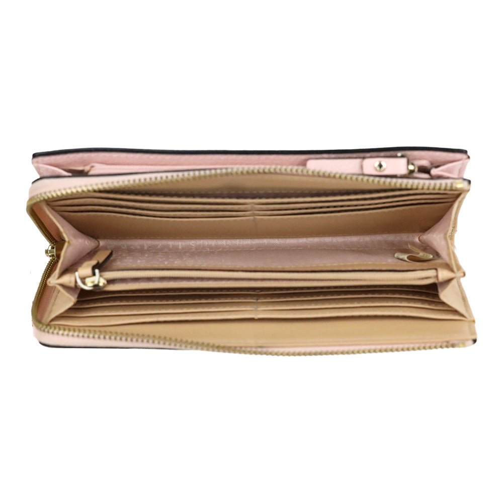 Kate Spade Light Pink Neda Wellesley Zip-Around Wallet