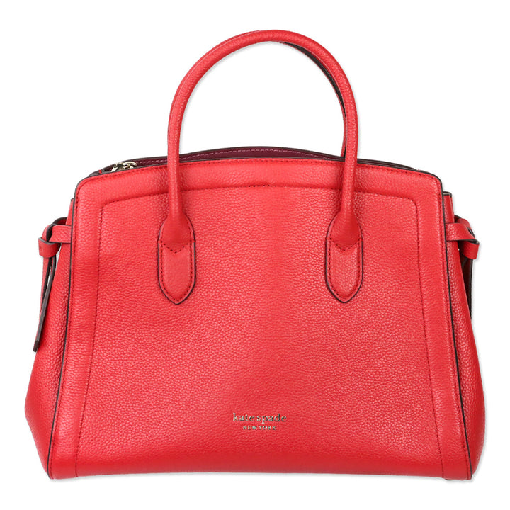 Kate Spade Lingonberry Red Knott Medium Satchel