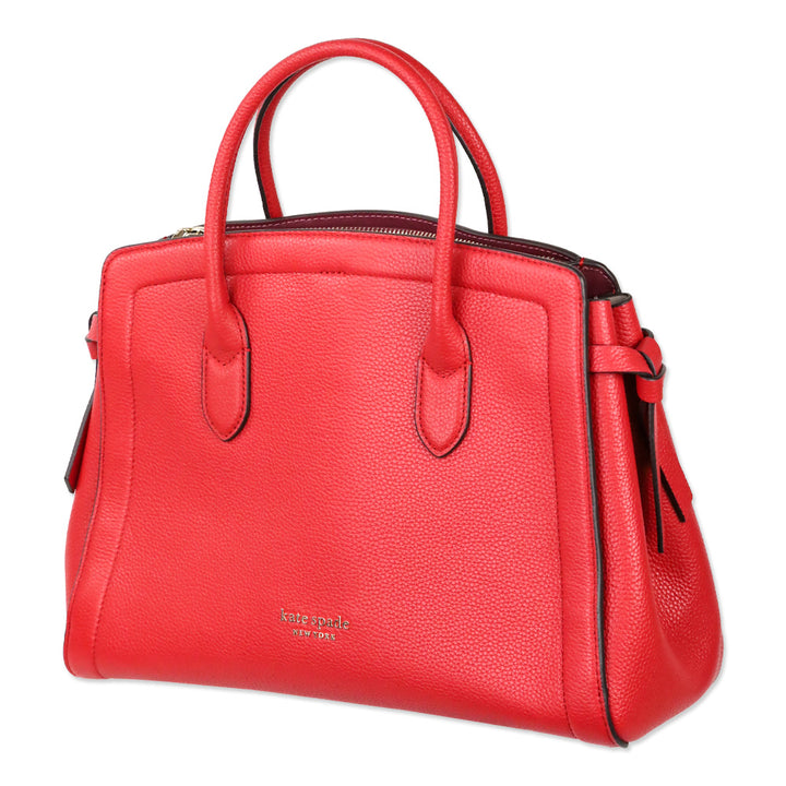 Kate Spade Lingonberry Red Knott Medium Satchel