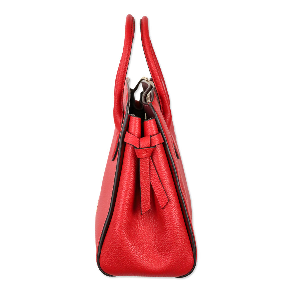 Kate Spade Lingonberry Red Knott Medium Satchel