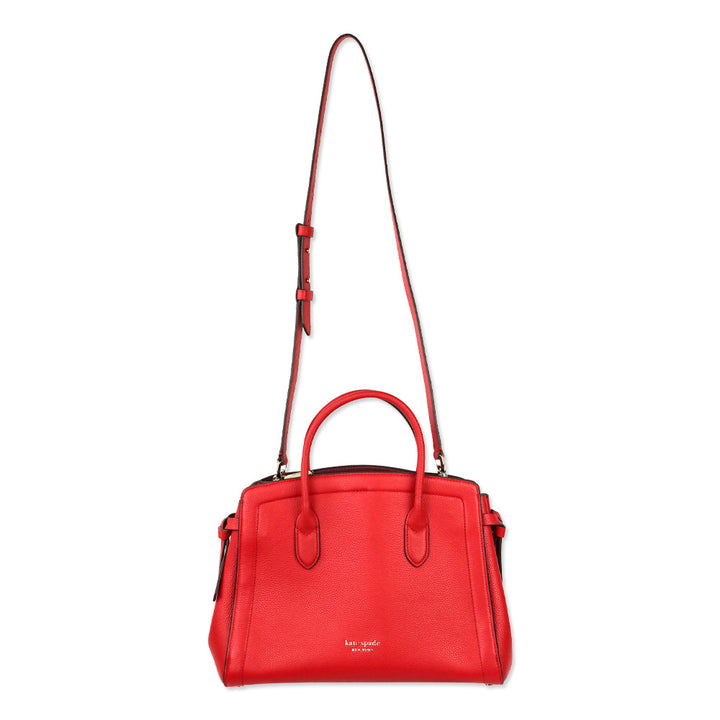 Kate Spade Lingonberry Red Knott Medium Satchel