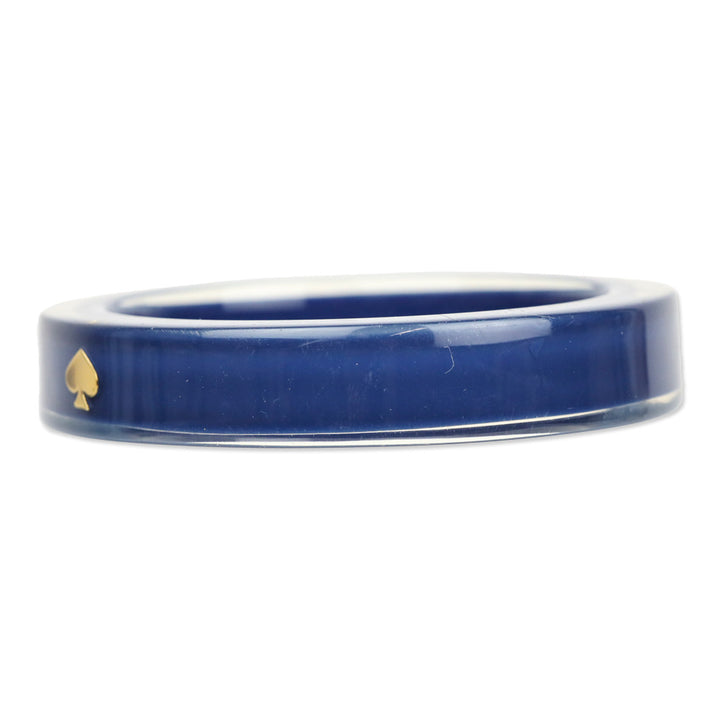 Kate Spade Logo Blue Lucite Bangle Bracelet