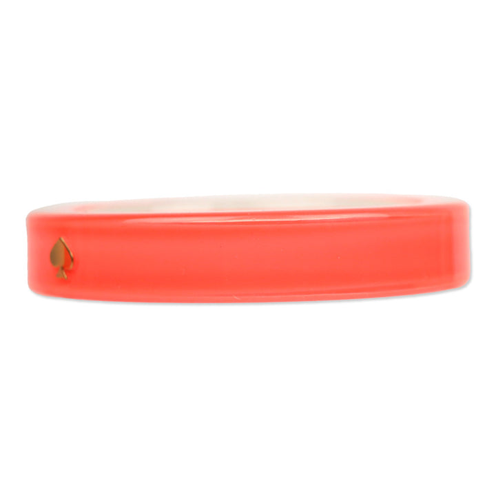 Kate Spade Logo Coral Lucite Bangle Bracelet
