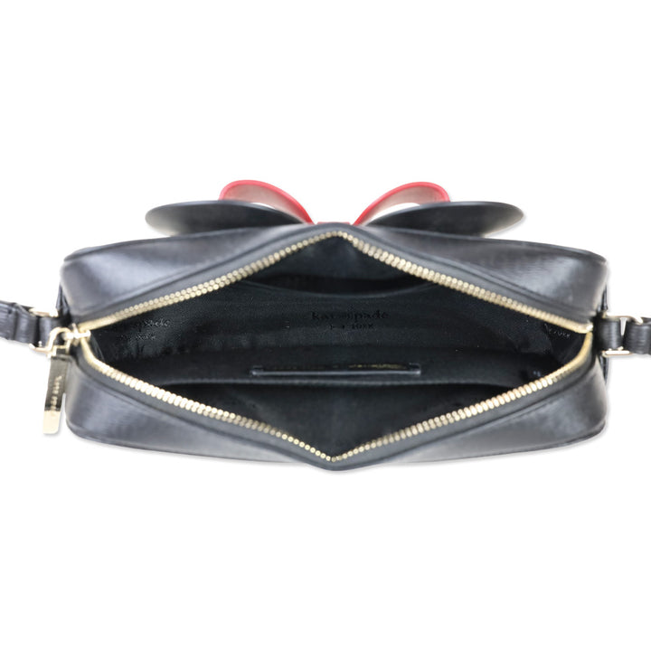 Kate Spade Minnie Mouse Bow and Ears Crossbody Zip Bag
