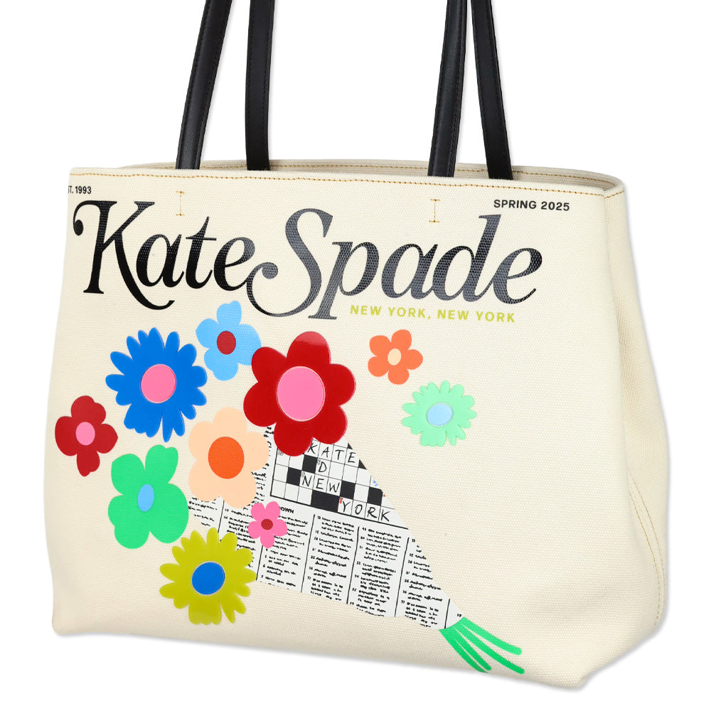 Kate Spade Multi Printed Canvas Fresh Picks Tote Bag