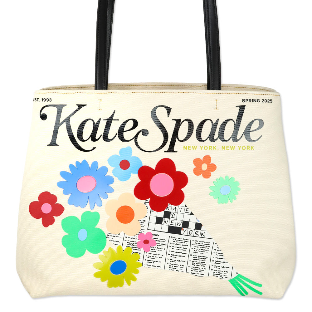 Kate Spade Multi Printed Canvas Fresh Picks Tote Bag
