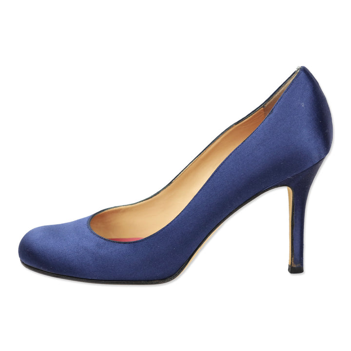 Kate Spade Navy Satin Pump