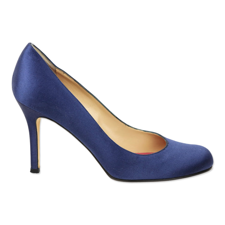 Kate Spade Navy Satin Pump
