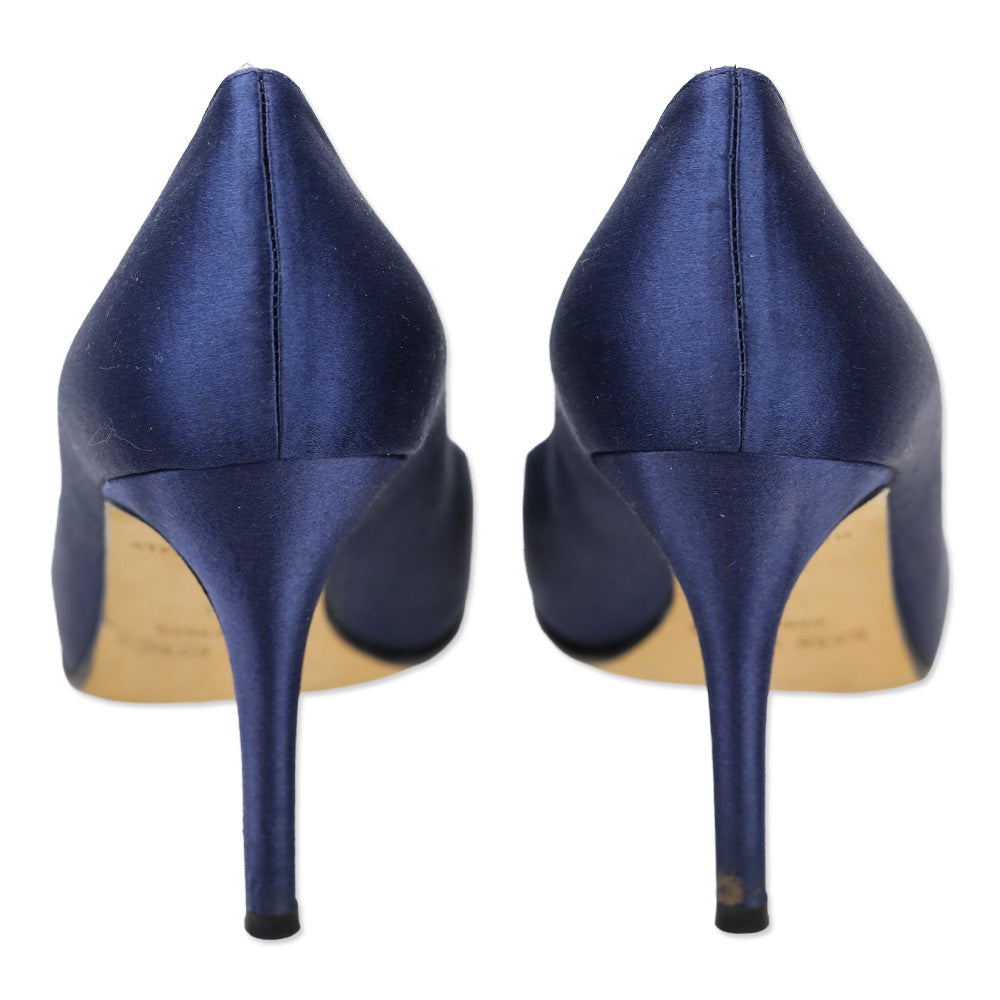 Kate Spade Navy Satin Pump