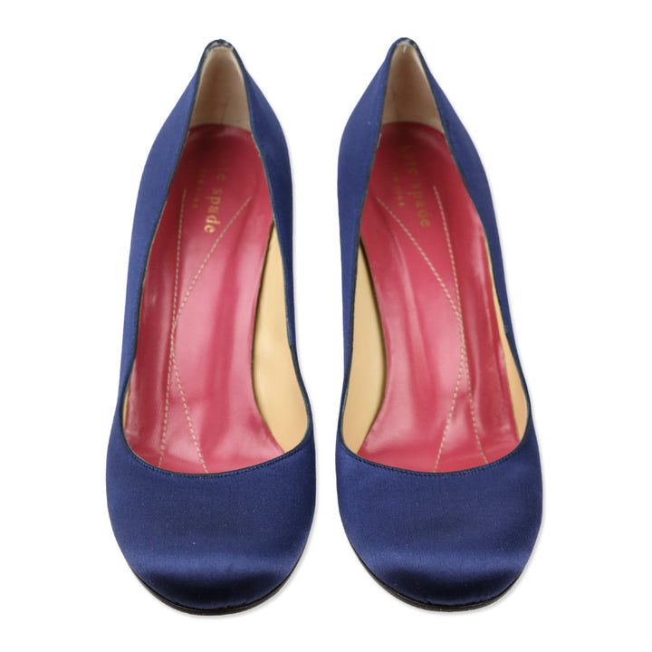 Kate Spade Navy Satin Pump