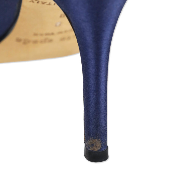 Kate Spade Navy Satin Pump