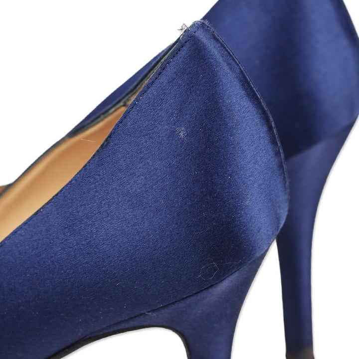 Kate Spade Navy Satin Pump