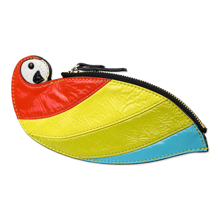 Kate Spade New York Macaw Parrot Cay Bird Zip Wallet