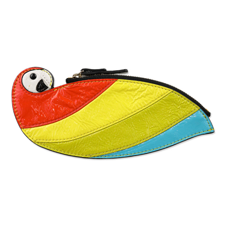 Kate Spade New York Macaw Parrot Cay Bird Zip Wallet