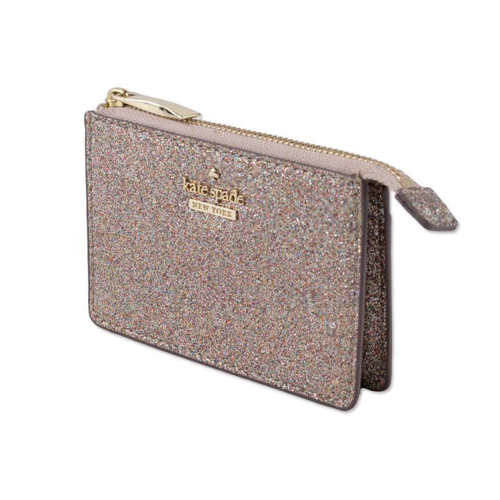 Kate Spade Pink Glitter Card Holder