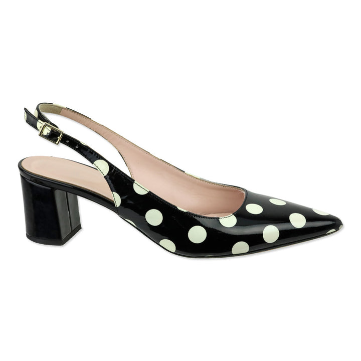 Kate Spade Polka Dot Patent Leather Slingback Pump