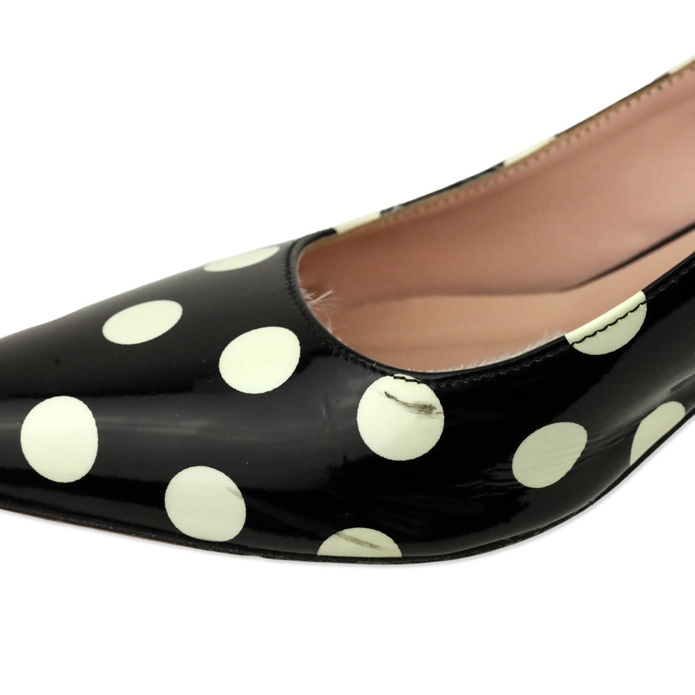Kate Spade Polka Dot Patent Leather Slingback Pump