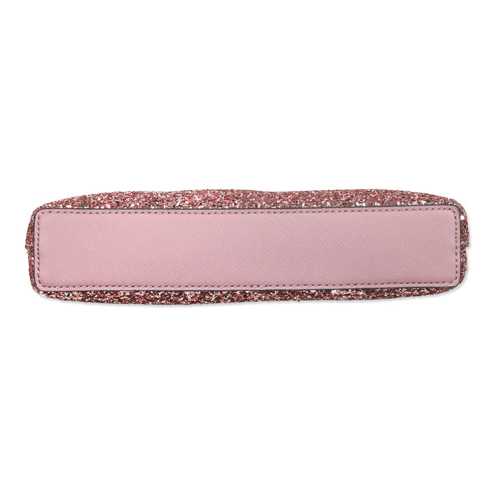 Kate Spade Ramey Greta Court Glitter Ramey Dusty Peony Crossbody Bag