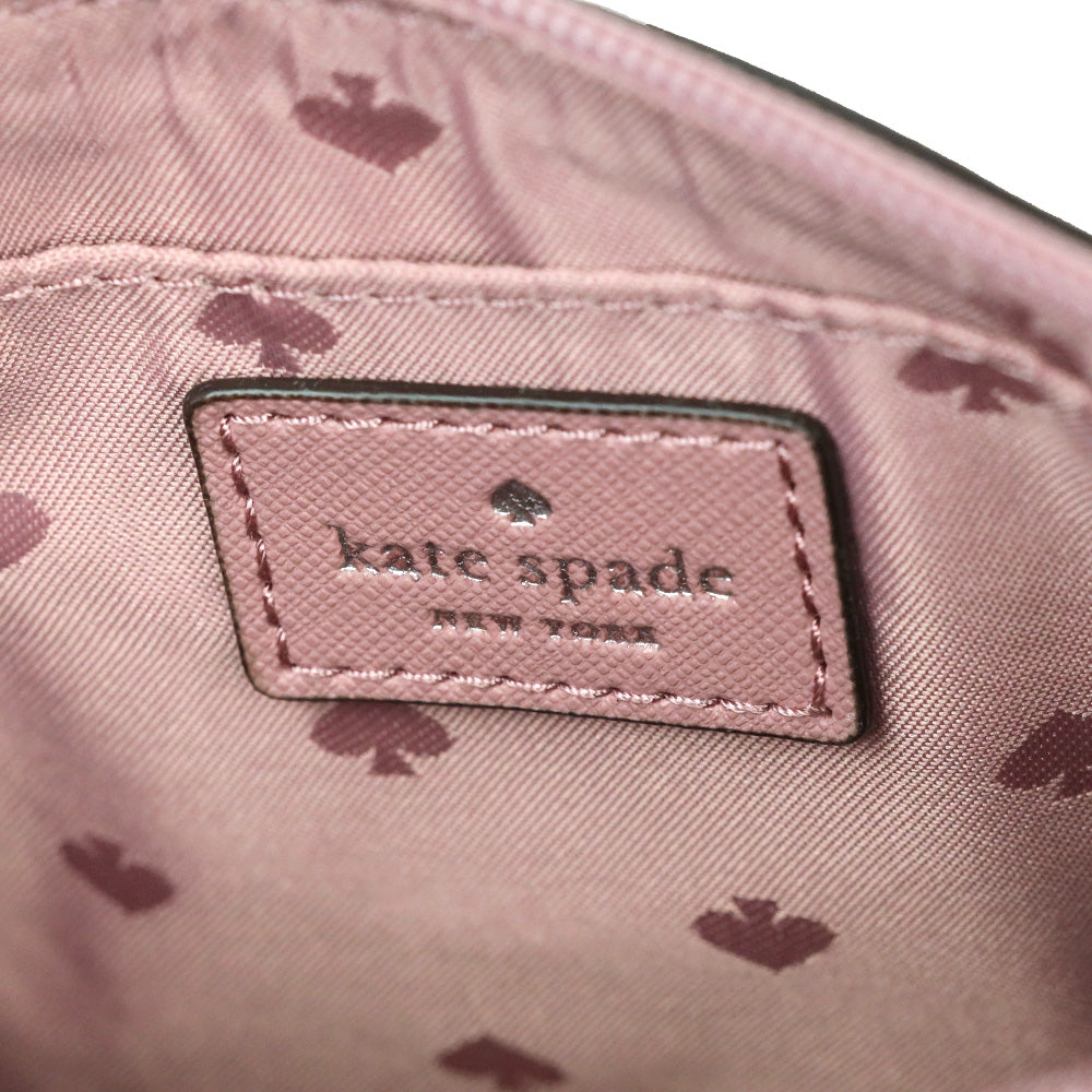 Kate Spade Ramey Greta Court Glitter Ramey Dusty Peony Crossbody Bag