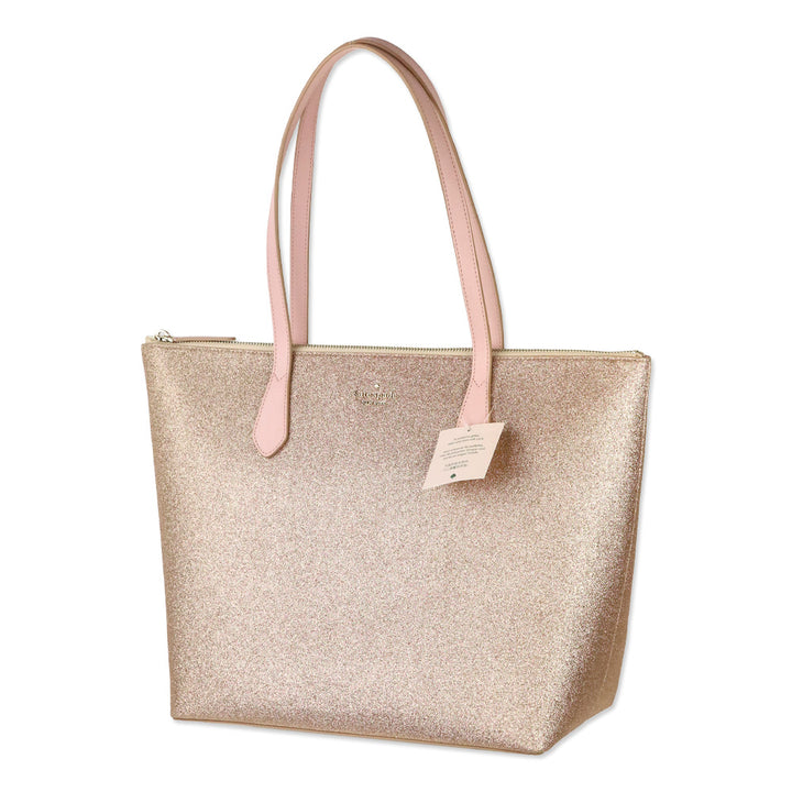 Kate Spade Rose Gold Glitter Joeley Tote