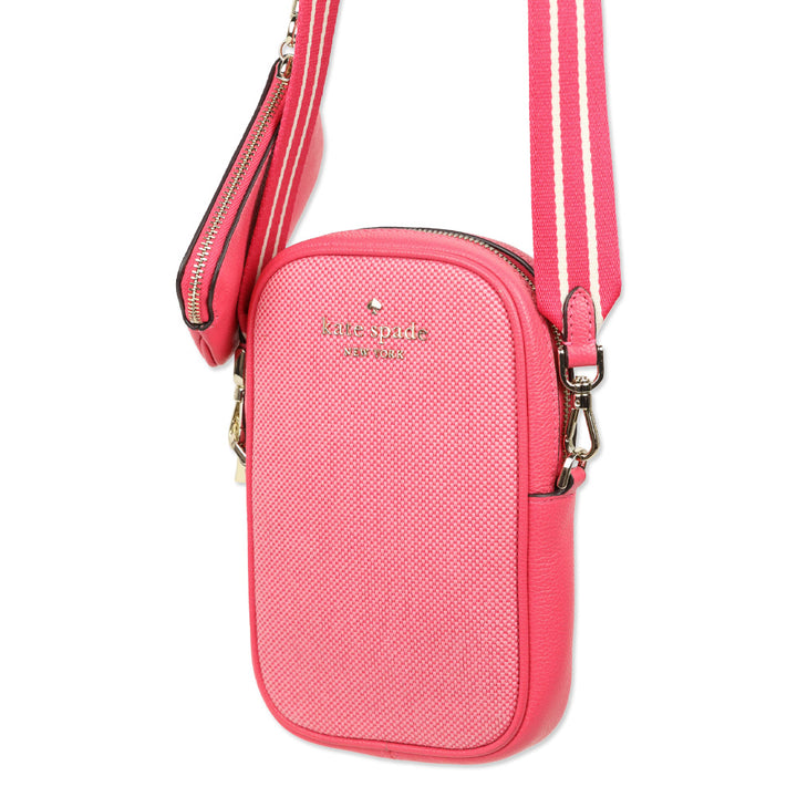 Kate Spade Rosie Canvas North South Zip Phone Crossbody