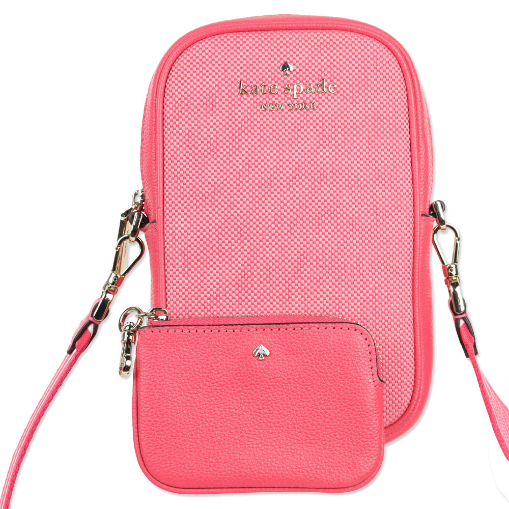 Kate Spade Rosie Canvas North South Zip Phone Crossbody