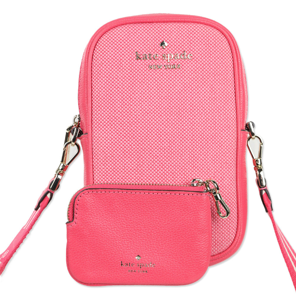 Kate Spade Rosie Canvas North South Zip Phone Crossbody
