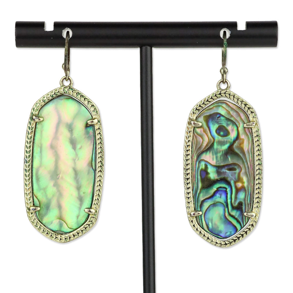 Kendra Scott Elle Gold Abalone Shell Drop Earrings