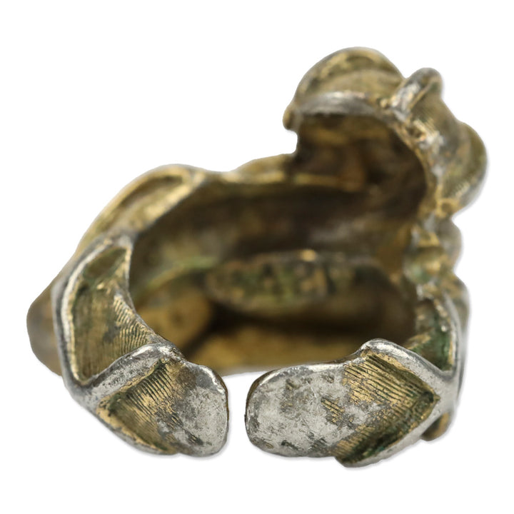 Kenneth Jay Lane Brass Snake Ring