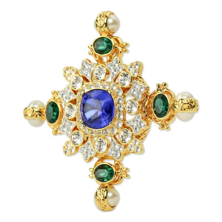 Kenneth Jay Lane KJL Countess Cross Brooch