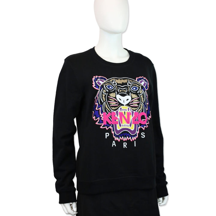 Kenzo Black Classic Tiger Slim Sweatshirt