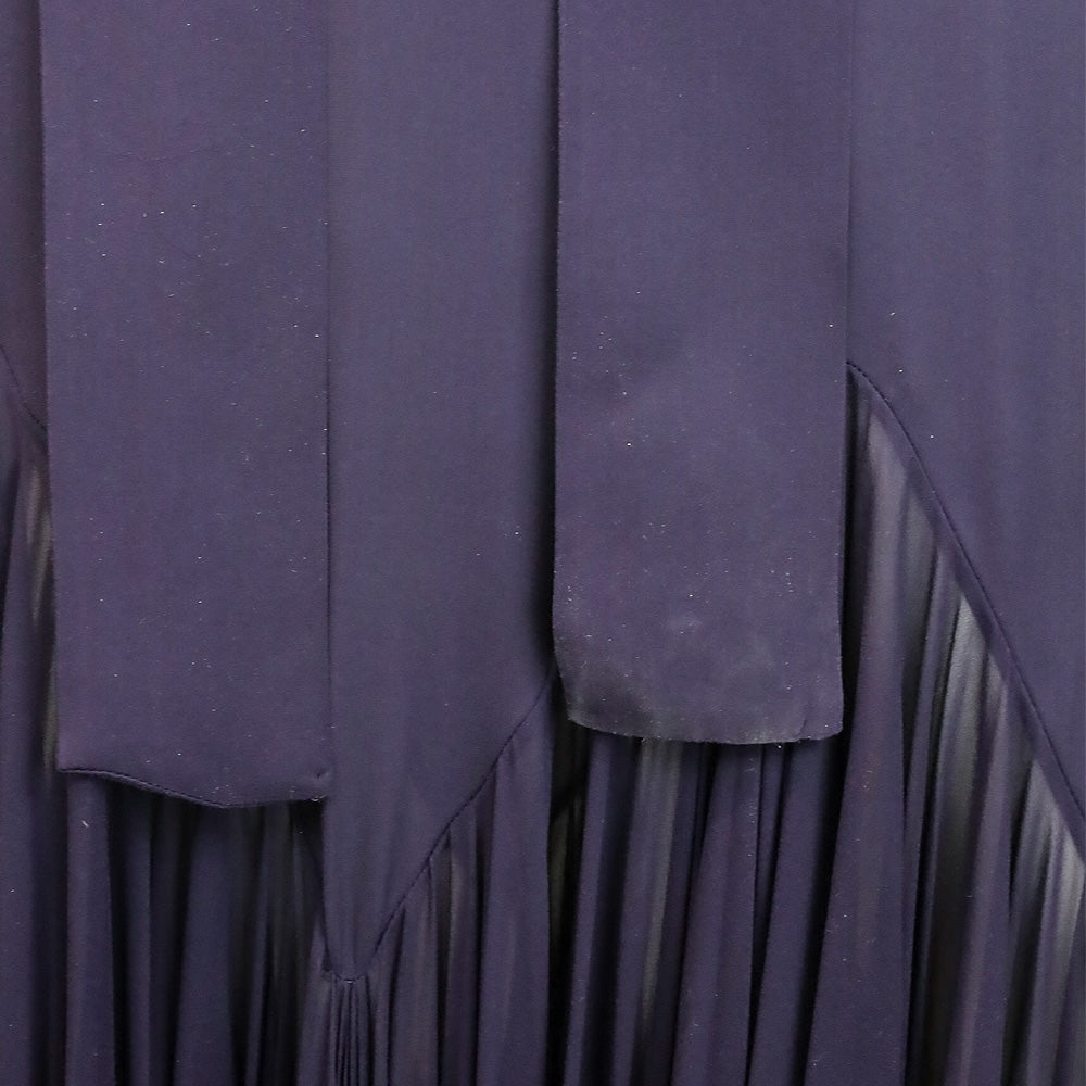 Khaite Amethyst Silk Georgette Candita Dress