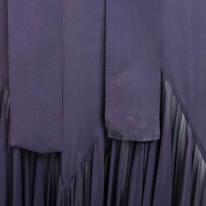 Khaite Amethyst Silk Georgette Candita Dress