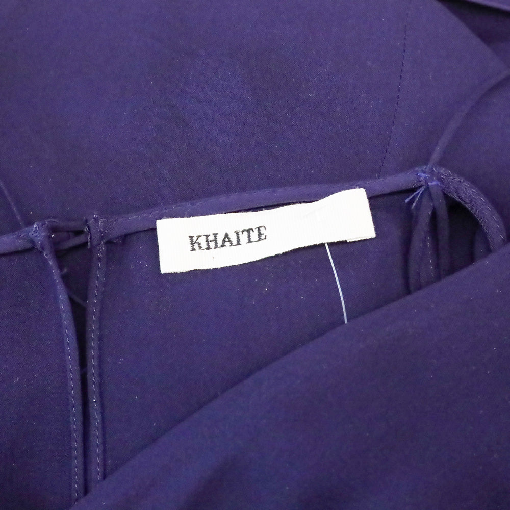 Khaite Amethyst Silk Georgette Candita Dress