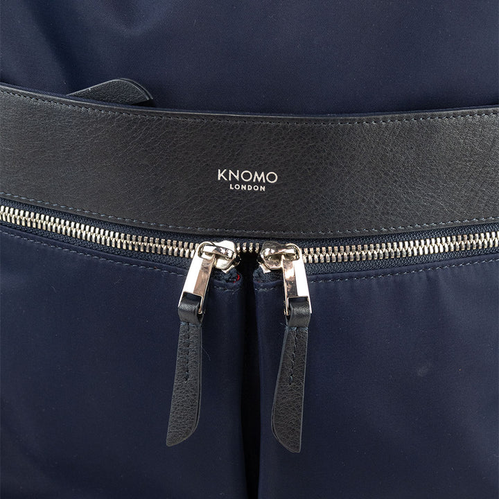 Knomo Navy Nylon Backpack