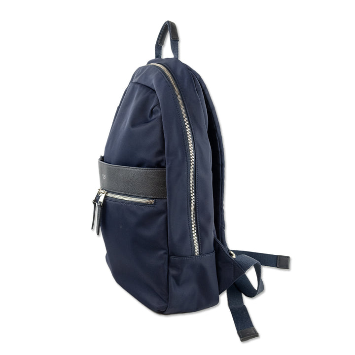 Knomo Navy Nylon Backpack