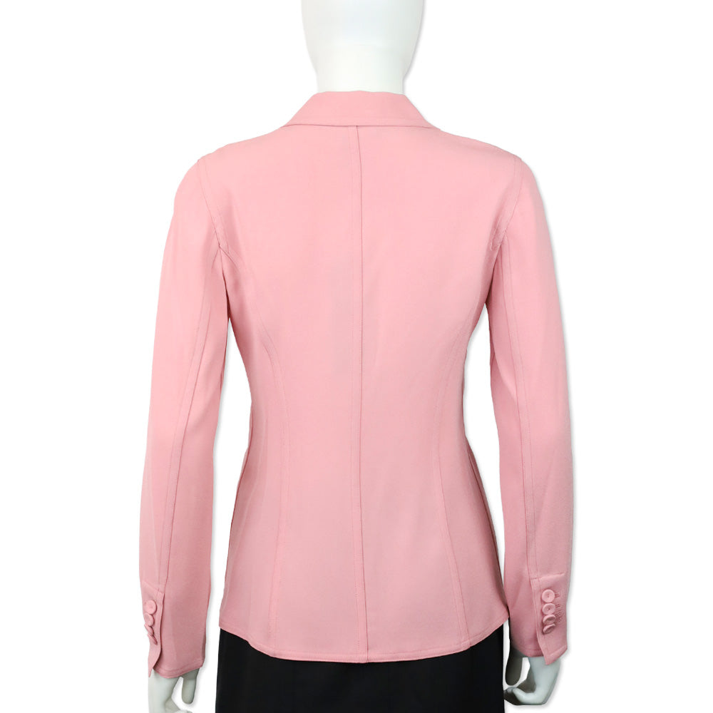 Kobi Halperin Petal Pink Crepe Eden Jacket