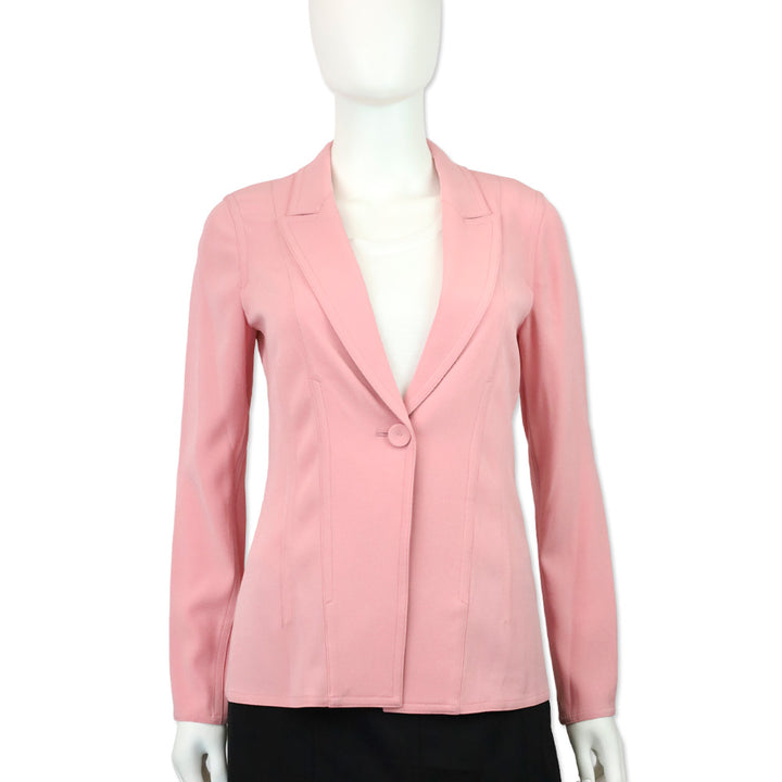 Kobi Halperin Petal Pink Crepe Eden Jacket