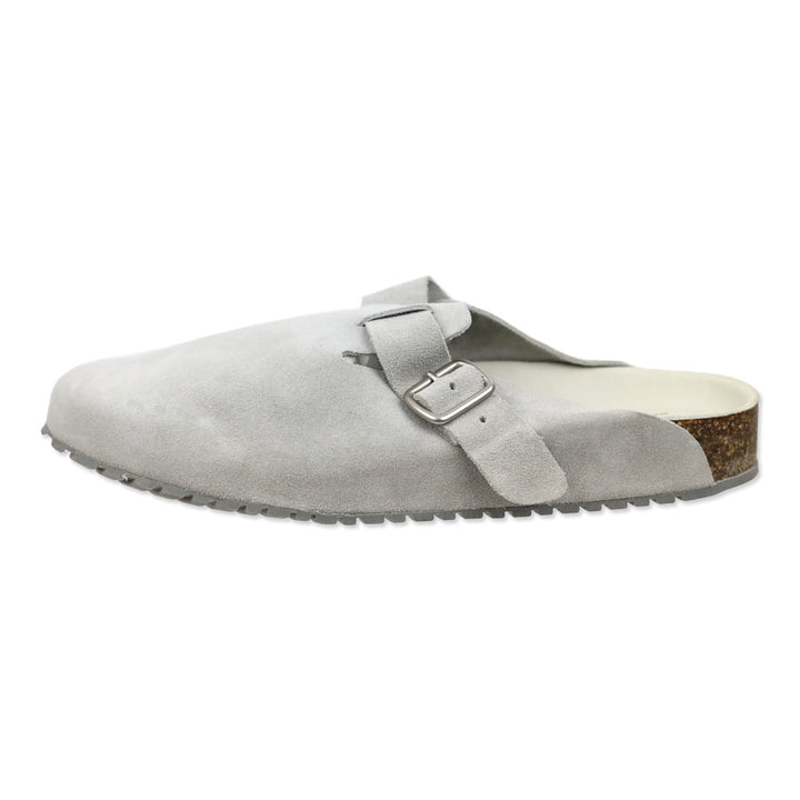 Koio Feather Grey Suede Clog Suede Grey Salerno Clog