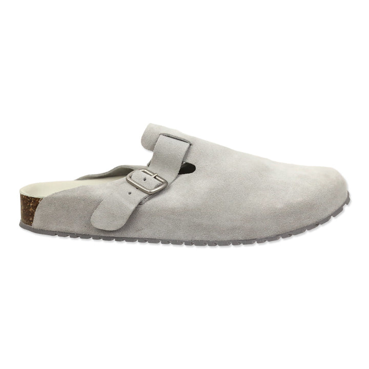 Koio Feather Grey Suede Clog Suede Grey Salerno Clog