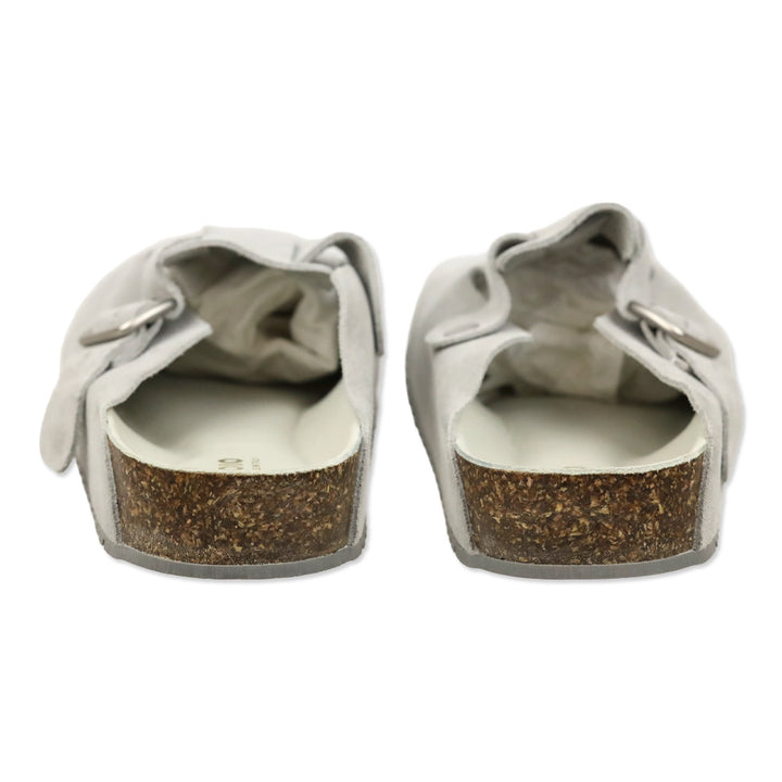 Koio Feather Grey Suede Clog Suede Grey Salerno Clog