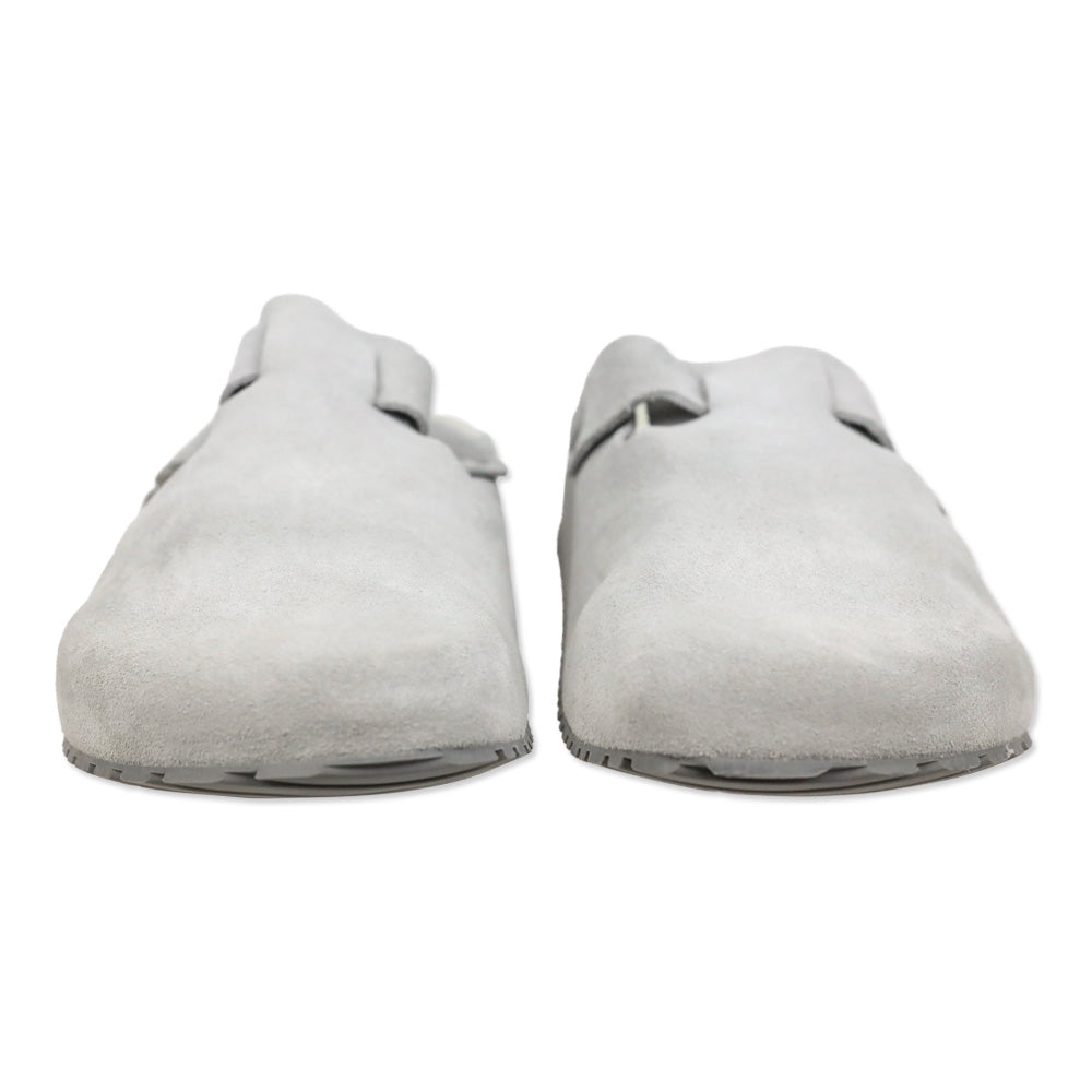 Koio Feather Grey Suede Clog Suede Grey Salerno Clog
