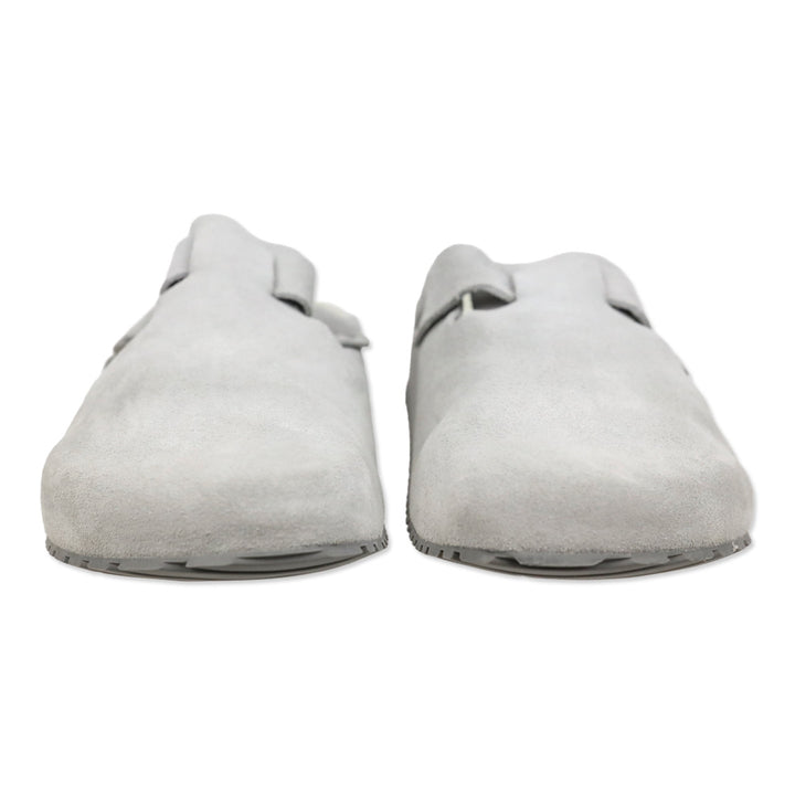 Koio Feather Grey Suede Clog Suede Grey Salerno Clog