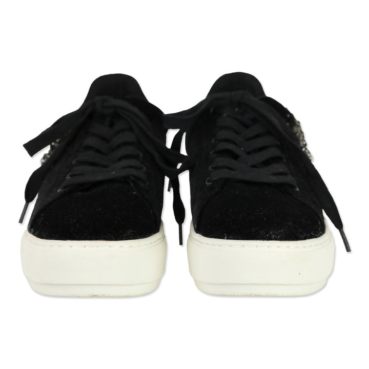 Kurt Geiger London Black Suede Black Laney Eye Sneaker