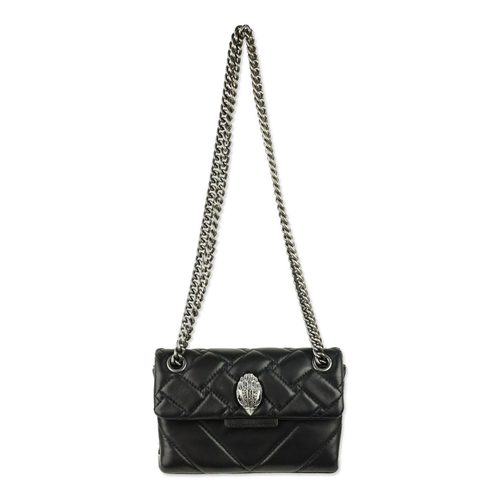 Kurt Geiger Mini Kensington Black Leather Crossbody