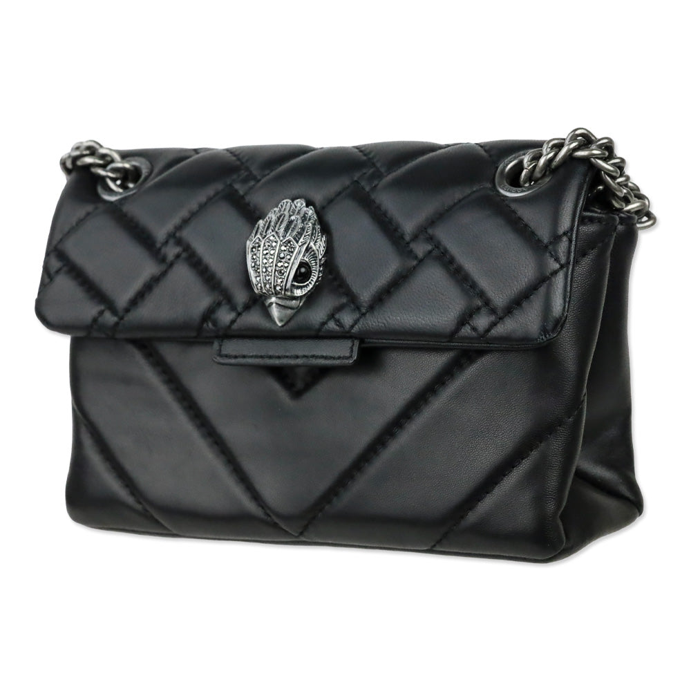 Kurt Geiger Mini Kensington Black Leather Crossbody