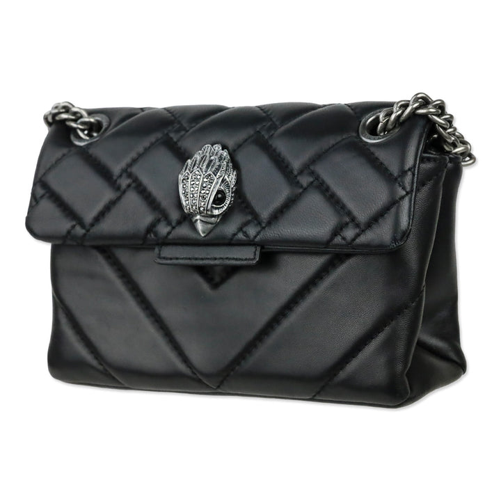 Kurt Geiger Mini Kensington Black Leather Crossbody
